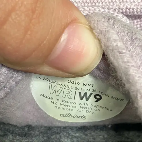 Allbirds wool runners lavender‎ merino wool sneakers women’s size 9 washable - Image 10