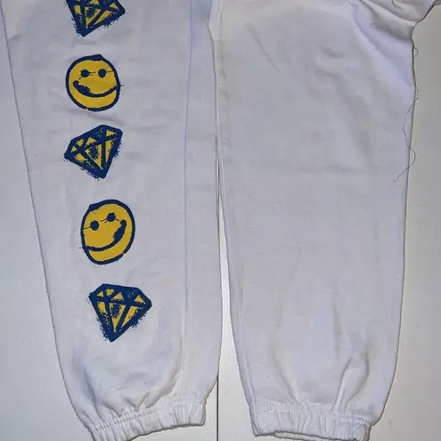Aaliyah Y2K White graphic Sweatpants XXL