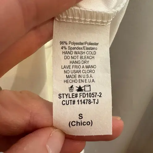 Source Unknown Flamingo Floral Sleeveless Dress - Pink and White