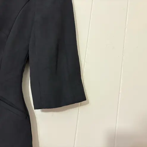 Ted Baker  Black Tailored Blazer Size 0 Chic Fitted Jacket Bussines Workclothes