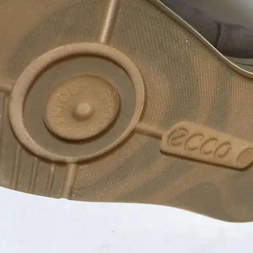 ECCO Suede Lace Up Athletic shoes Taupe Womens Size 41 US Size 9 Tan