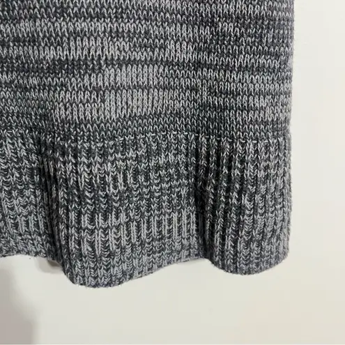 Mudd 90s Y2K ‎ Short Sleeve Sweater Dress With Cowl Neck Mini Gray Size Small