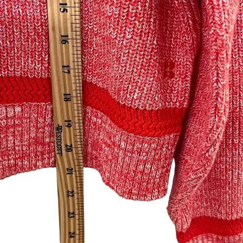 Sweaty Betty  Sunday Marl Knitted Sweater Red Women’s Size XS Organic Cotton