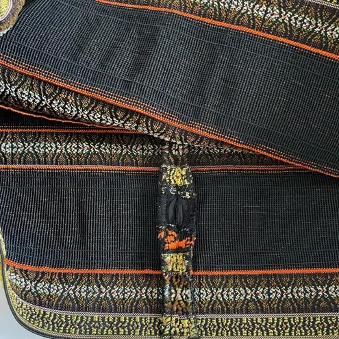 English Rose New Frayed Fringe Embroidered Striped Bandage Mini Skirt