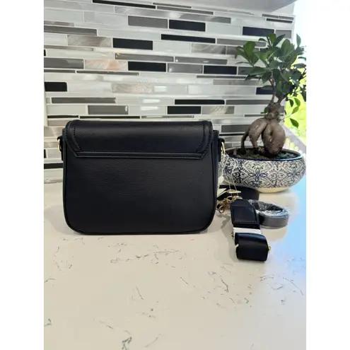 Valentino Orlandi Black Satchel Bag with Matching Wallet and Crossbody Strap