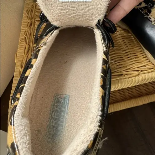Sperry  Top‎ Sider Duck Boots Women’s Size 7 Leopard Print Rubber Shoes EUC - Image 3