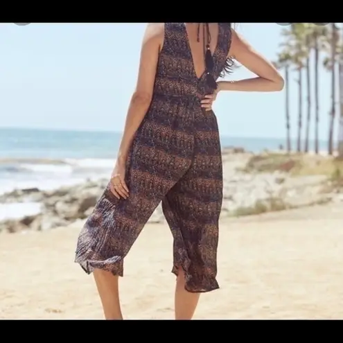 Lost + Wander 🆕 UO Lost Wander Cropped Jumpsuit Palazzo Grecian Wide Leg