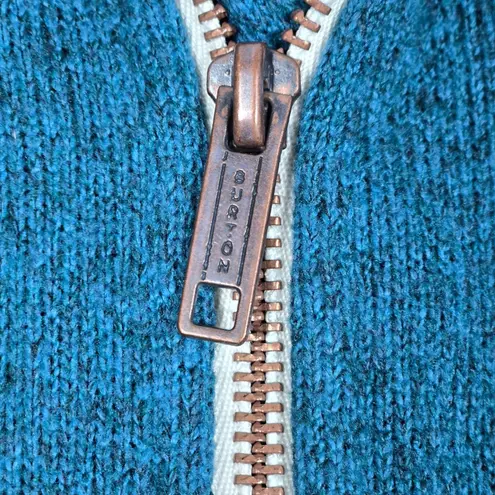 Burton Durable Goods Teal Heathered Fleece Full Zip Hoodie Jacket Women's M