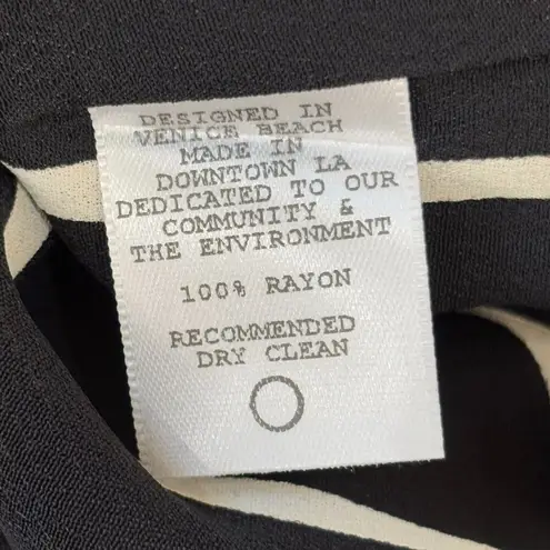 Flynn Skye NWT Size XS Blair Black White Stripe Blazer Jacket