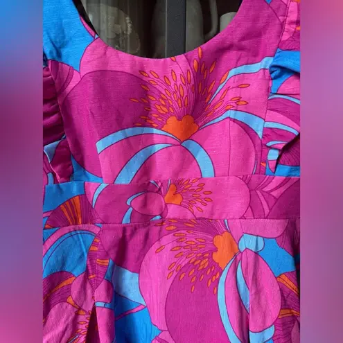 Tuckernuck X Cameran Eubanks Wimberly Wild Azalea Edisto Dress lonen mini ruffle