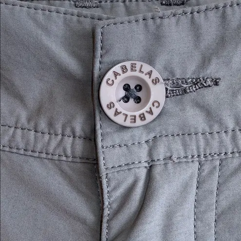 Cabela's Cabela’s Casuals Gray Nylon Cargo Shorts Women's Size: Size 4