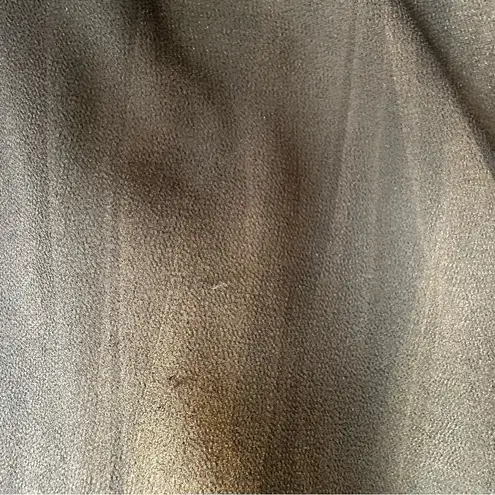 Badgley Mischka black chiffon dress with loop sash (12) - has flaws