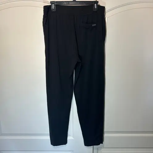 Lunya Slumberknit Tapered Pants Immersed Black Tencel Organic Cotton Womens L Size L