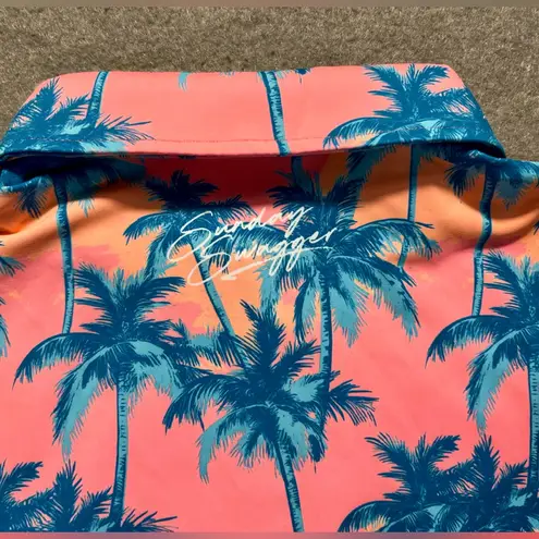 Sunday Swagger x ESPN Golf Classic Polo Shirt Women’s Medium Pink Palm Tree