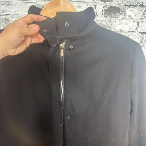Loro Piana EUC Black Jacket w/ Gold Lining Size 46
