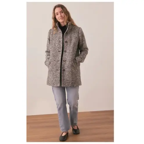 Marine layer Stephanie Herringbone Cocoon Coat Size XL