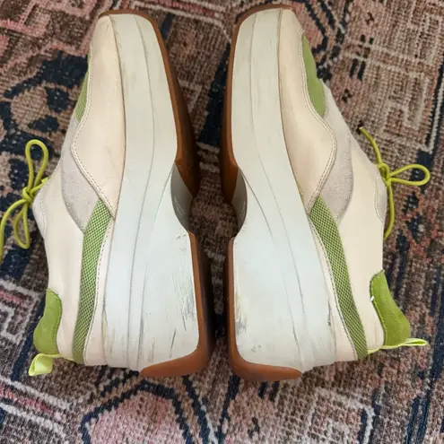 Vagabond Sprinter 2.0 Cream & Lime Green Chunky Sneakers EU 40 / US 10