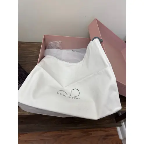 A.D. & Daughters Woven Leather Heeled Ankle Boots Size 8M Aubergine Fig Tassel Purple