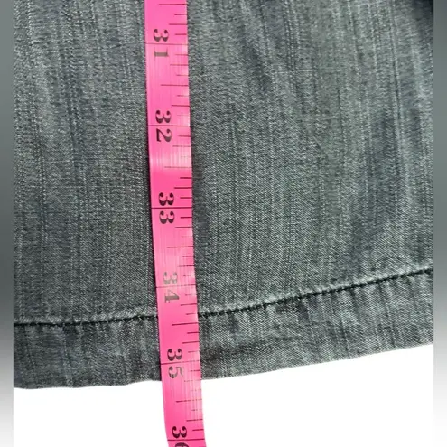 easel  Anthropologie Lightweight Super Soft Stone Wash Denim Dress Oversized. M