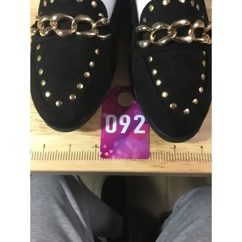 Samilor Flats Women's 8 Black Suede Slip