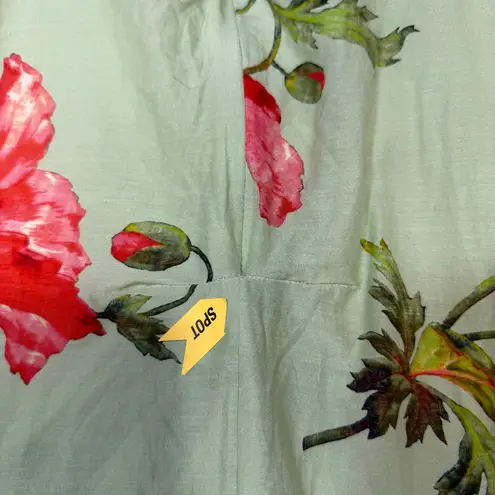 LK Bennett Kristen Pistachio Poppy Print
Cotton