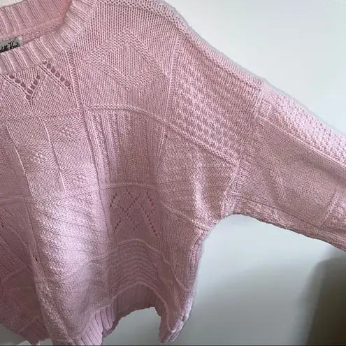 Vintage light pink knit sweater Pink Size M