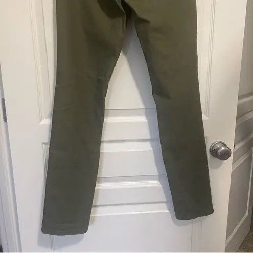 prAna Jeans Pants 10/30 Green Kayla Organic Cotton Stretch Skinny Boho EUC