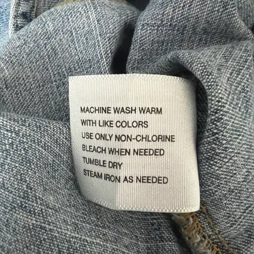 Arizona Jeans Arizona Y2K Vintage Juniors Denim Button Down Shacket Size Medium Breathable