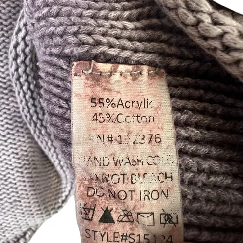 Mustard Seed  Knit Cropped Sweater Womens S Purple Cottagecore Cozy