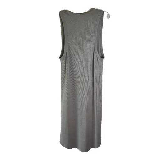 Philosophy  Maxi Cardigan Sleeveless Grey Buttonup Women's Size S Boho - Image 2