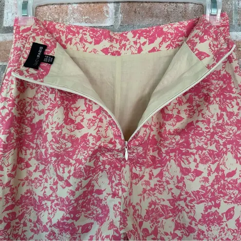 Lucy Paris Kinsey Pink Cream 100% Cotton Ankle Pants Women’s Small