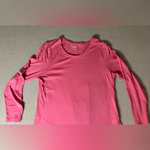 Gudrun Sjoden Pink sz MED dress organic cotton Modal long tunic Dress Pockets