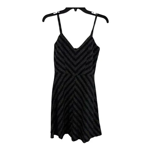 Dress the Population Dress the Population Trista Blue Gold Sparkle Dress New Size S