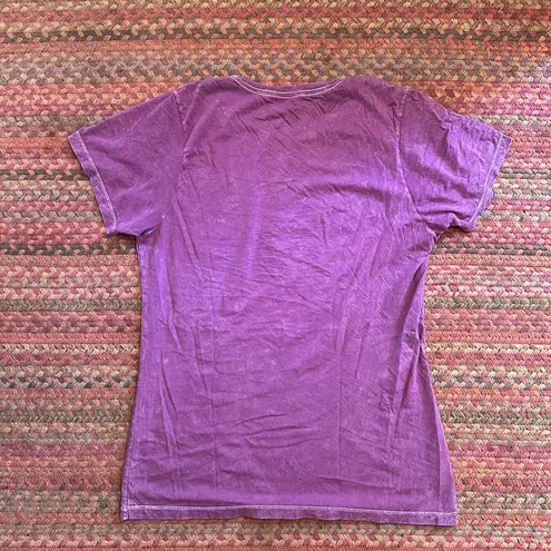 PANIC AT THE DISCO PURPLE STONE WASH TRIANGLE ILLUMINATI BAND TEE Size XL