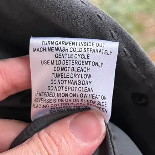 Margaret Godfrey Women's Vintage Grey 100% Leather Suede Jacket Size 12 Gray