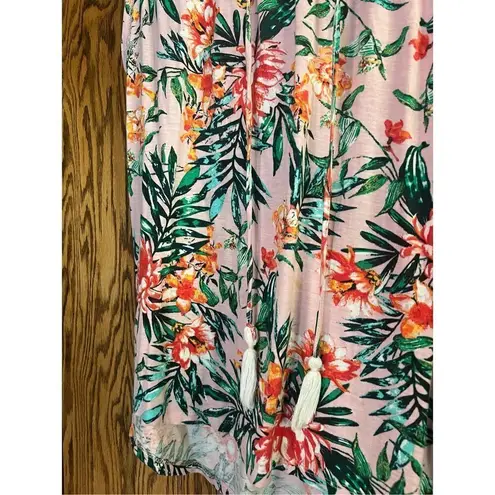 Ruff Hewn Floral Tank Top Woman’s Size PXL Multicolored