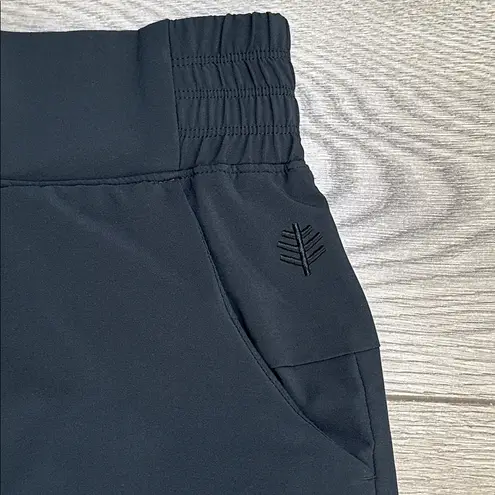 Coolibar 20” Pisa Travel Skort Skirt UPF Black Size Medium