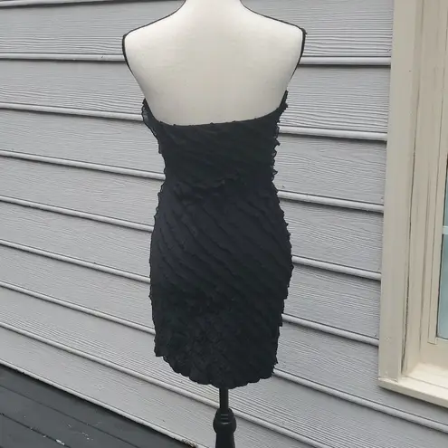 Love Note Love Notes Ruffle Bodycon Strapless Dress