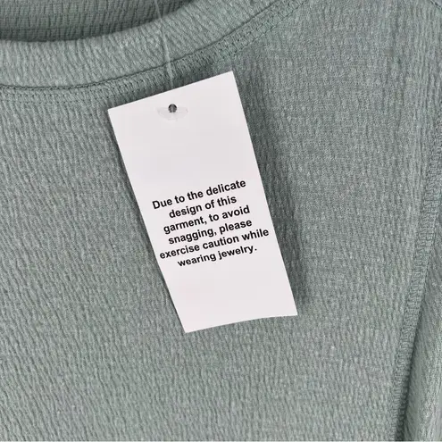 LOGO By Lori Goldstein LOGO Linens Lori Goldstein Sleeveless Aqua Teal Midi Dress Lace Hem Flowy 3X