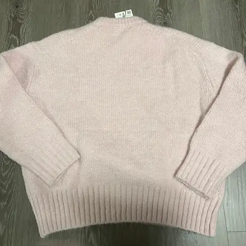 ZARA NWT  baby light pink fluffy sweater