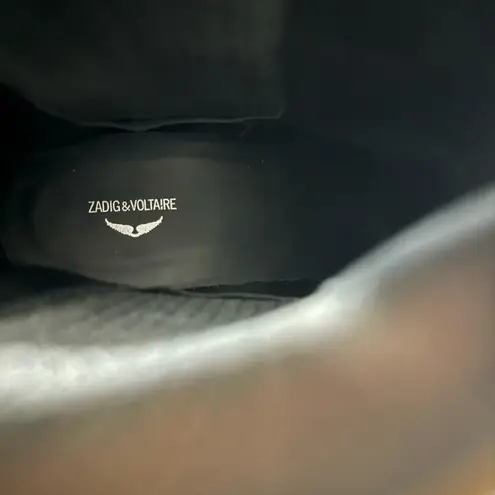 Zadig & Voltaire Suede Western Ankle Boots Size 37