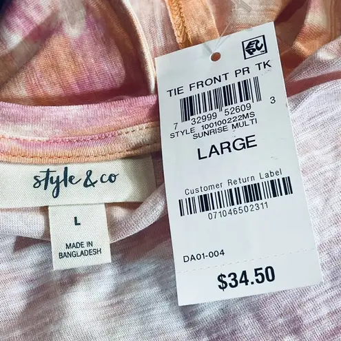 Style & Co Large Tank Top Tie