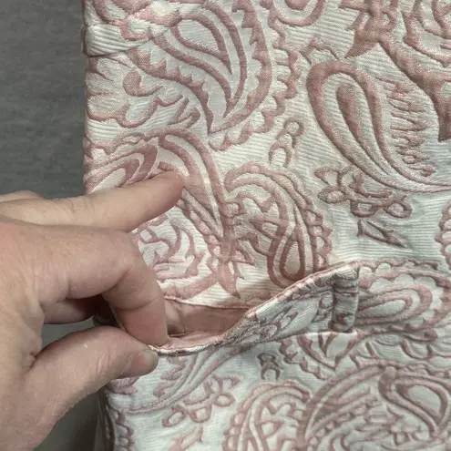 Victoria Beckham x Target Blush Paisley Jacquard Sleeveless Shift Mini Dress XS