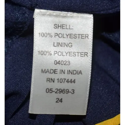 Jessica London Blue Floral Sleeveless Dress Plus Size 24 Flowy Ruffles Spring