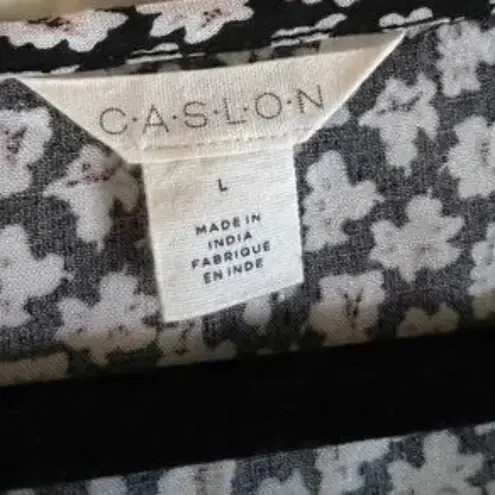 Caslon Short Sleeve Swing Blouse Size Large