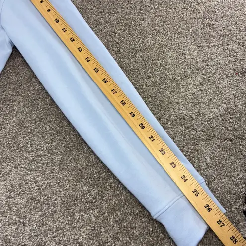 Fairway & Greene Womens Medium Light Blue Quilted Puffer Full Zip Jacket Logo Size undefined