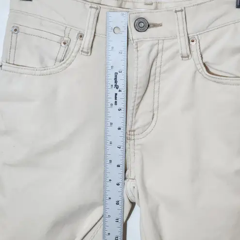 Moussy Vintage Cream Corduroy Skinny Pants Size 25