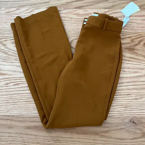 Aritzia Chestnut Wilfred High Rise Flare Cabaret Pants