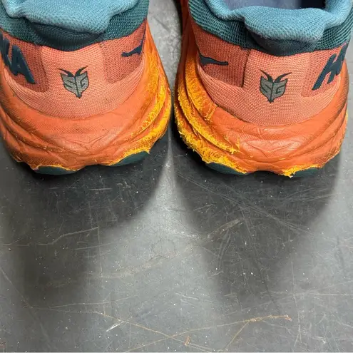 Hoka One One W Speed Goat Blue and Orange Sneakers Women’s 7