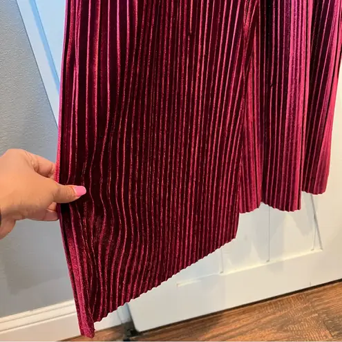 SheIn Velour one piece maroon burgundy Jumpsuit  curve 2xl - Image 11